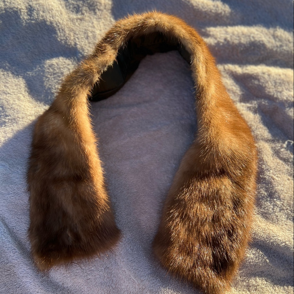 Vintage 1950s-60s Genuine Fur Collar